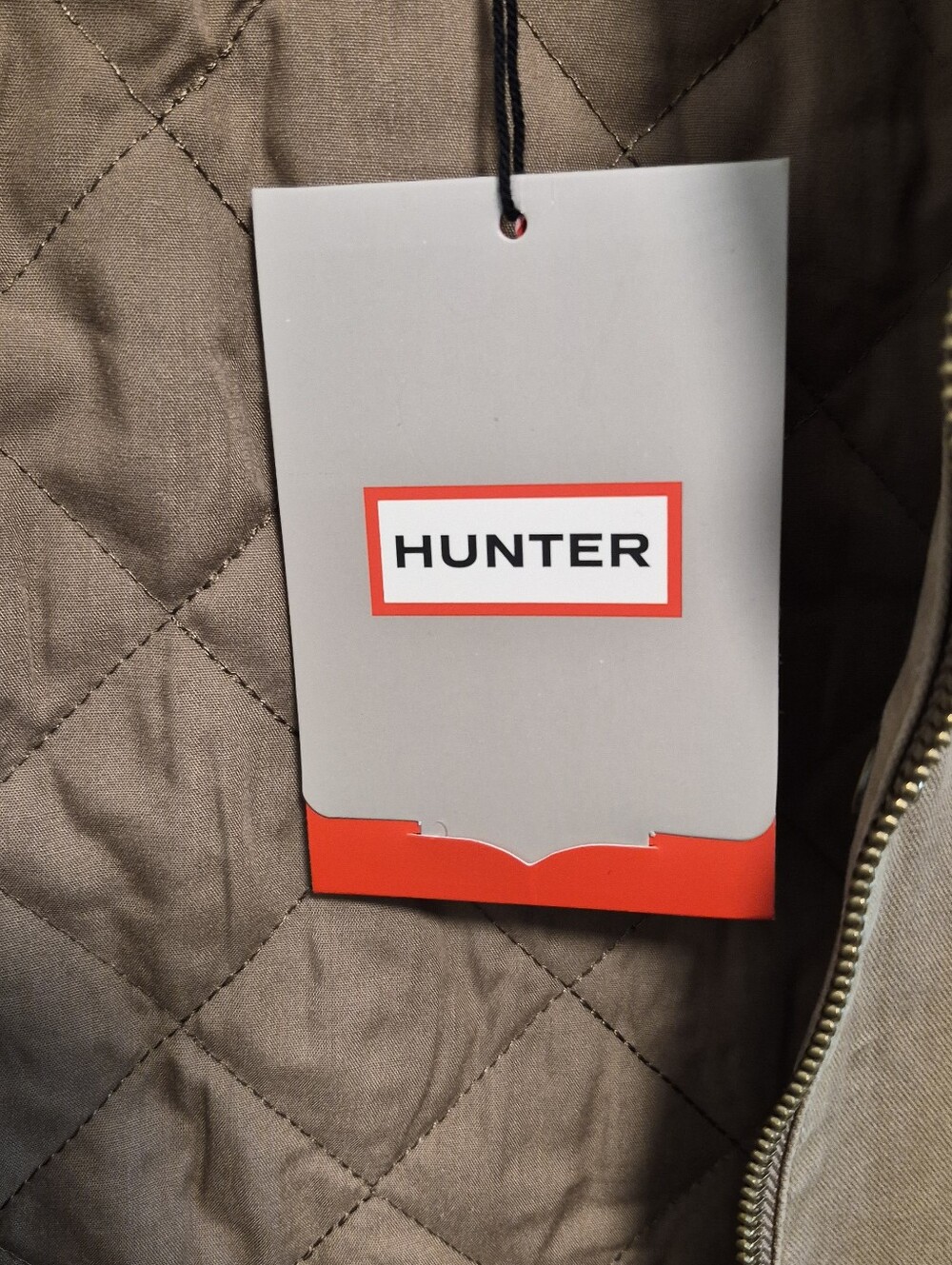 Hunter Barn Jacket Tan Canvas Corduroy Collar Boxy Oversized Women Sz M $149 NWT - Picture 13 of 16